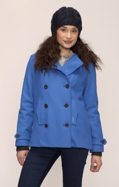 abrigos mujer roxy azul
