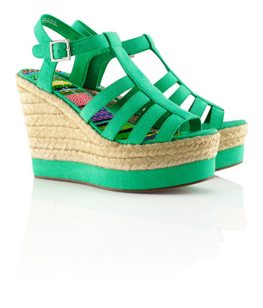 sandalias hm verde cua