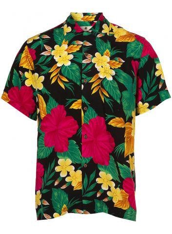 camisa hombre topman flor