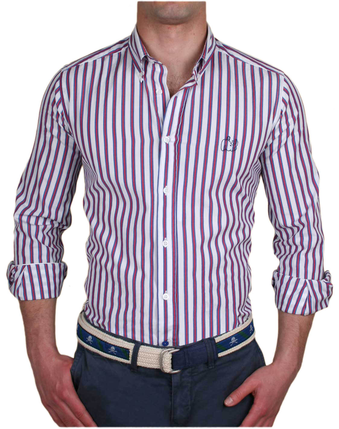 camisa hombre scalpers rayas