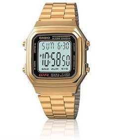 reloj pulsera casio dorado