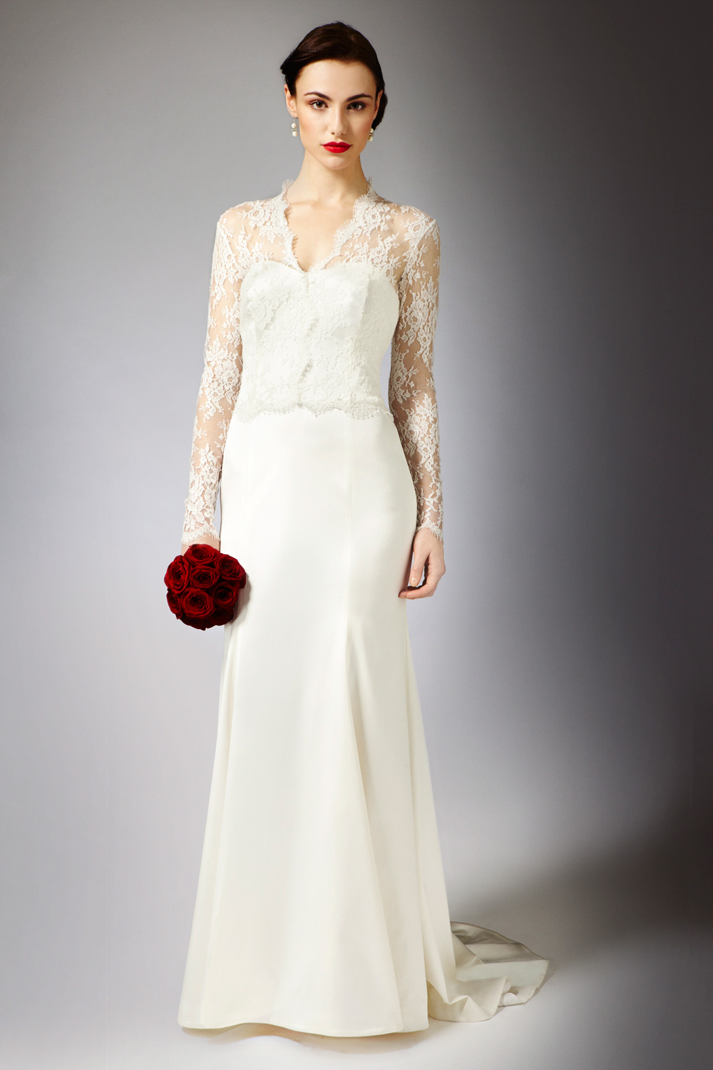 vestido novia coast encaje