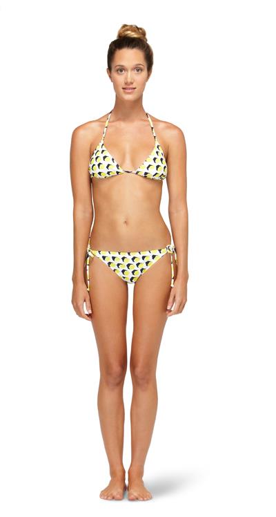 bikini-roxy-clásico-estampado-amarillo