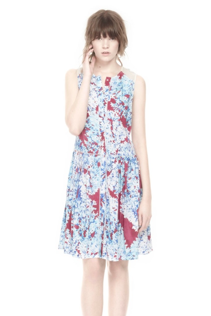 vestido comptoir des cotonniers floral summer
