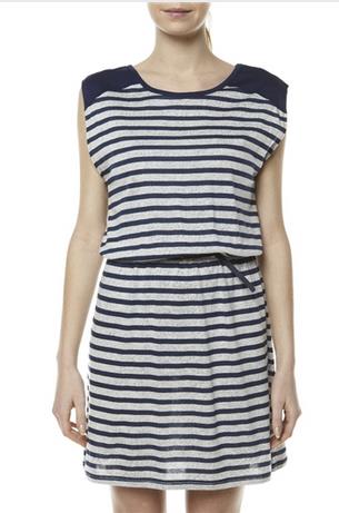 vestido billabong navy