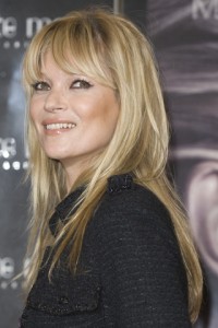 la modelo kate moss en un acto en londres