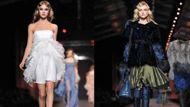 Ropa de Dior en la semana de la moda en París