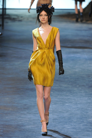 Vestido Lanvin otoño 2011