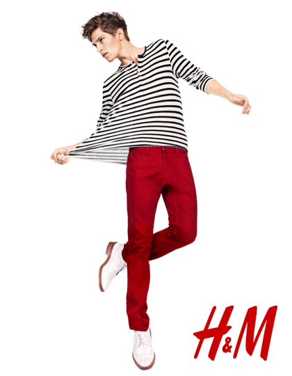 Pantalones slim fit H&M hombre