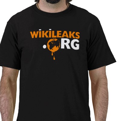 Wikileaks camiseta hombre
