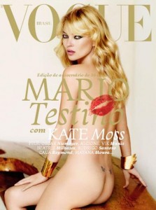 Kate Moss para Vogue Brasil