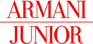 logotipo marca armani rojo