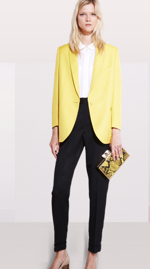 Blazer mujer Stella Mc Cartney amarillo