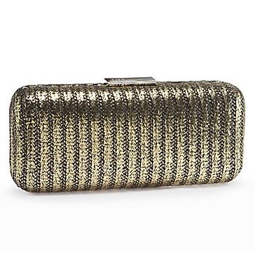 clutch max azria paja metal