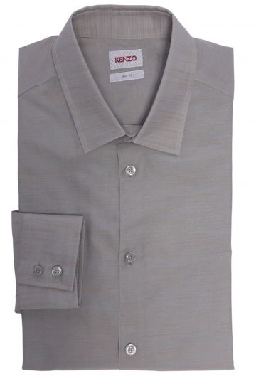 camisa kenzo algodon gris